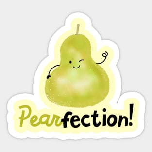 Pearfection Sticker